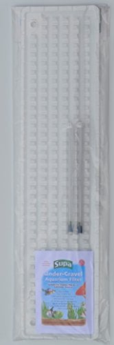 Supa Under Gravel Aquarium Filter 119 cm height by 28 cm width, Provides A Physical Barrier Between The Aquarium Fish Tank Water And The Electrical Fittings, Made In The UK