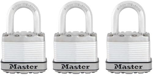 Master Lock Lucchetto ad Alta Sicurezza Ottimo per Portali, Garage