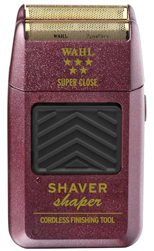 Profi Shaver/Shaper 8061 von Wahl, aus der Serie Five Star (5 Star), inkl. 2-poliger Rasierapparat, elektrischer Bürstenadapter, 3-poliger Adapter