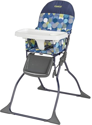 Cosco Kids Simple Fold Highchair for Baby, Simple Foldable High Chair, Convenient, Lightweight, and Compact Design, Comet