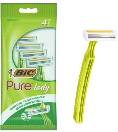 80 Klingen zur Haarentfernung Bic Rasierapparat drei Klingen BIC Pure 3 Lady Damen Einweg und Gette