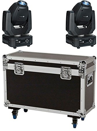 Showtec Phantom 65W LED Spot Moving Head Prism Gobo Lighting inc Pro Flightcase