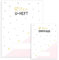 MINTKIND® Schutzhüllen Set | U Heft & Impfpass Hülle im Set für Jungen | Wundervolle Geschenke zur Geburt | U Heft Organizer mit Impfpass (Gold/Rosa)