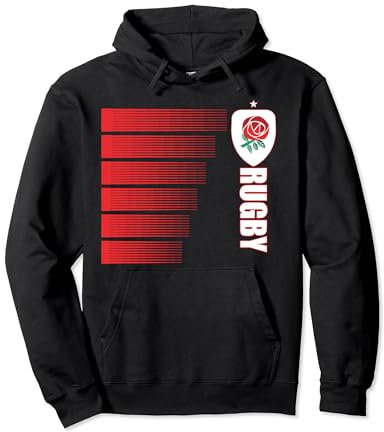 England Rugby-Trikot englisch Rugby 2-seitige Pullover Hoodie