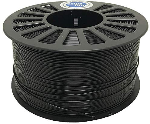 AzureFilm 3D 3D PETG Filament für professionelles 3D-Drucken, 1,75 mm, unverzichtbares 3D-Druckzubehör, hohe Maßgenauigkeit +/- 0,02 mm, 2,1 kg Spule, Schwarz - ohne Blasen oder Verkleben, FG471-9005