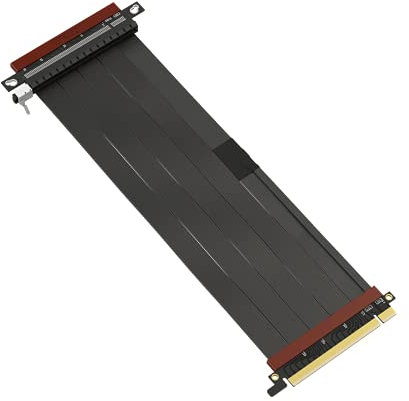 LINKUP - Ultra PCIe 4.0 X16 Riser Cable [RTX4090 RX6950XT x570 B550 Z690 Tested] Shielded Extreme High-Speed Vertical Mount Gaming PCI Express Gen4 | Reverse GPU Socket (27cm) Designed for ITX