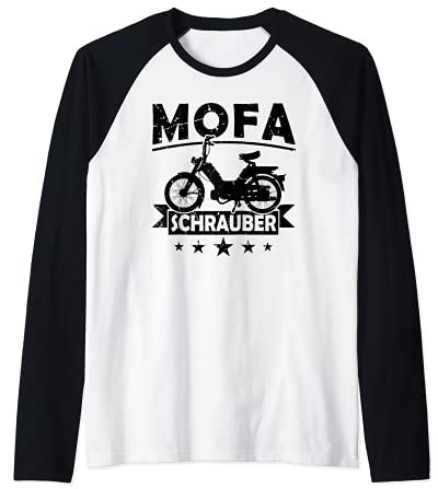 Mofa Schrauber Moped Mofafahrer Mofa Roller Zweitakt 25 km/h Raglan