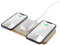 Woodcessories - Wireless Charger induktive 3 in 1 Ladestation aus Holz - inklusive 45W Schnelladegerät Netzstecker | Ladegerät aus Holz kompatibel mit Allen Qi-fähigen Endgeräten (Eiche)