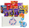 Chocolate Easter Eggs Hamper for Easter Gifts - 5 x Randomly Selected Chocolate Eggs 96g -110g with Topline Hanging Decoration. Chocolate Bulk Great for Kids Egg Hunt