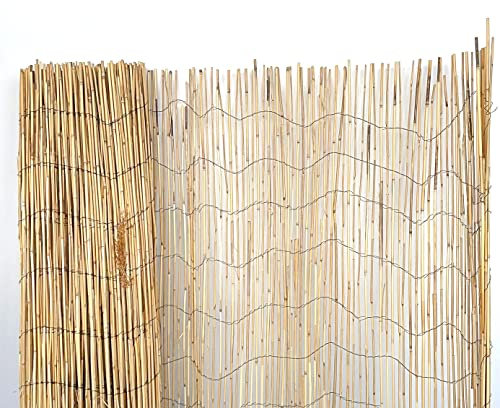 Mugar- Cañizos de ocultación Naturales de Varias Alturas, Longitudes y Materiales Distintos- Delimitación de terrazas, Jardines, Balcones y Zonas de Ocio. (Bambú Fino, 2x3m)