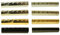 Plated brass Les Paul style guitar nut (chrome, nickel, gold or black) Nickel