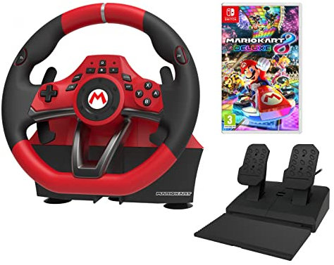 Nintendo_Switch Volante e pedali pack Mario Kart 8 Deluxe (licenza ufficiale