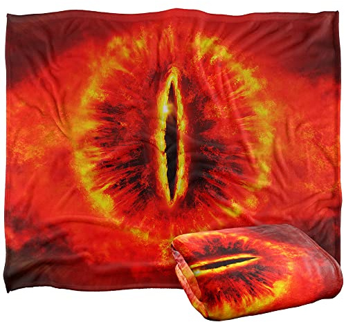 The Lord Of The Rings Blanket, 152 x 127 cm Eye of Sauron Silky Touch Super Soft Throw Blanket