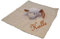 Wuff-Dogsworld Baby Kuscheltuch VIELE Modelle mit Namen Bestickt Geschenk Taufe Geburt Schmusetuch Schnuffeltuch Trösterchen Junge Mädchen (Schaf braune Ohren)
