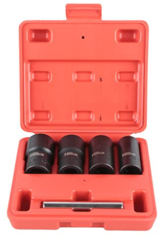 Hilka 12400201 5 PCE 1/2 Nut & Bolt Remover Twist Socket Set