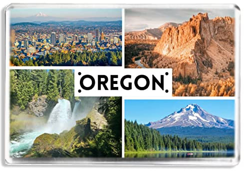 Oregon - US State - Souvenir Tourist - Fridge Magnet - Novelty Keepsake Gift
