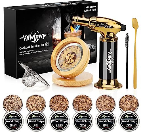 Yiiwinwy Kit de ahumador de cócteles