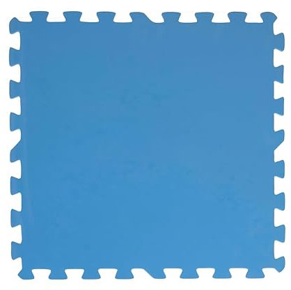 Creative Kids Poolmatte 8-teilig - EVA Puzzlematten für Pools - Wasserfeste Schutzmatte 2m² - 50x50cm - Blau
