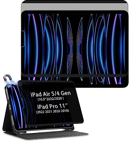 HaruYo Magnetica Privacy Pellicola Protettiva per iPad Air 5/4 10,9(2022/2020) e iPad Pro 11(2022-2018), Rimovibile Anti-Spy Filtro Privacy Screen per iPad Air 10.9 Pollice/iPad Pro 11 Pollice