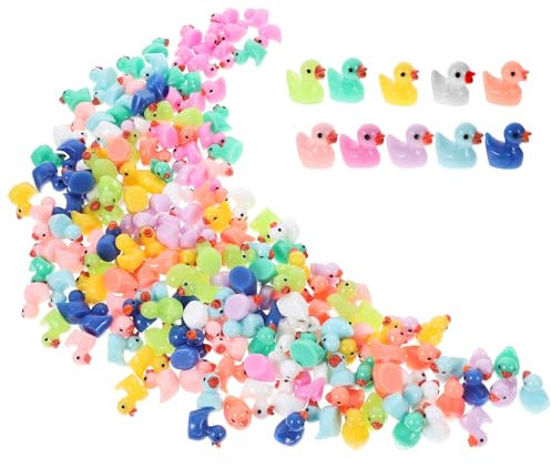 ibasenice Kleiner Gelber Mini-Ornament Dekorative Figur Sicheres Kunstharz Bastelstatue Gartenstatue Outdoor-kunstharz-figurenset