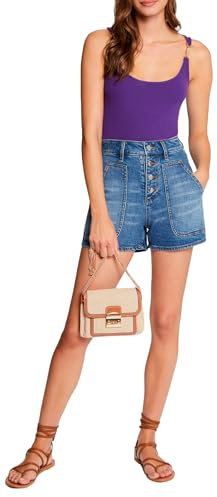 Morgan Top con tirantes finos Morado S