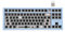 EPOMAKER x Feker Galaxy80 Gaming Mechanische Tastatur KIT Gasket, aus Aluminiumlegierung Barebone Kit, mit Hot-Swap-fühig, NKRO, fur Win/Mac/Gamer (Blue, Wireless KIT)