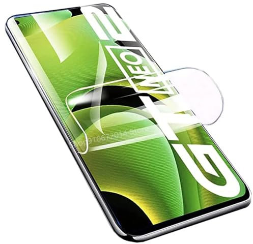2 Película Hidrogel de alta Sensibilidad para Realme GT Neo 2 /Realme GT 2 5G /Realme GT Neo 3T 6.62 Protector de Pantalla Transparente Flexible a Prueba de Explosiones Desbloquear Hidráulica