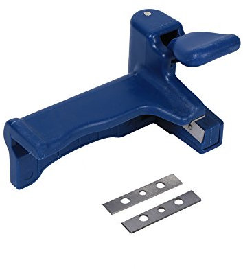 DoubleTrimmer Banding Machine Set, Wood Head and Tail Trimming, Hard White Steel Blade, Manual Trimming Knife, For Panel Furniture, Cabinet Production