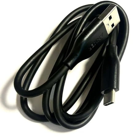 USB Data Power Type-C Cable for Lenovo HD 1080p Webcam (510 FHD) - Monitor Camera/Anker PowerConf C200 C310 Webcam (Black)