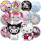 Cartoon Ballon Geburtstagsdeko,Kindergeburtstag Ballon Set,Ballon Party Deko für Kinder,Geburtstagsdeko Folienballon,Cartoon Ballon für Mädchen Geburtstagsfeier