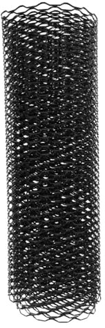 Front Bumper Grille Net 33x100cm Aluminum Alloy Black | 8x25mm Seagull Pattern, One Roll Format, for Car Front Bumper Grille Guard and Engine Mesh