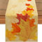 Tischläufer Herbst 33x183cm, Ahornblätter Tischdecke Herbst, Tischläufer Modern/Sommer, Herbstdeko Innen und Draußen, Saisonnal Küche Tisch Deko, Thanksgiving/Weihnachten Party Deko