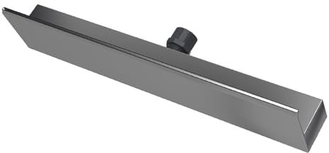 PerGar Poolbrunnen 304 Edelstahl-Pool-Wasserfall-Überlauf mit Rohrverbinder, Rechteckiger Wasserfallbrunnen für Garten Im Freien, Schwimmbäder, Springbrunnen, Teich und Spa (500MM)