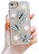 ZTUOK Schutzhülle für iPhone 6, 6S, 7, 8, für Damen und Mädchen, niedliches 3D-Schmetterlings-Design, glitzernd, weiche TPU-Hülle, stoßfest, Schutzhülle für iPhone SE 3 2022/iPhone SE 2 2020, Blau