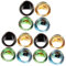 SAFIGLE 12 Stk Glasring Im Ethno-stil Coole Ringe Dekorative Ringe Personalisierte Ringe Schmuck Stapelbarer Klobiger Ring Ringe Für Frauen Fingerring Fingergelenkring Dekorative Glasringe