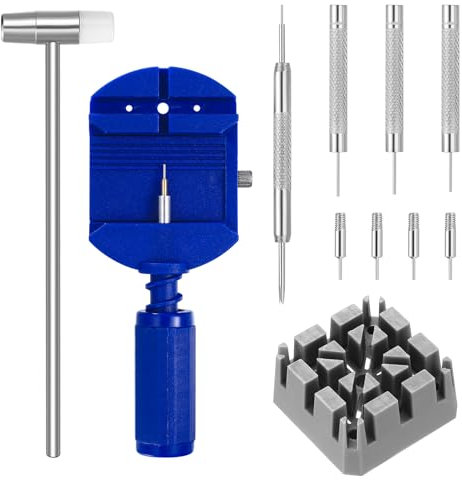 Uhrenarmband-Reparatur-Werkzeugsatz, professioneller Uhrmacher-Werkzeugsatz, Uhrenarmband-Werkzeugsatz, Uhren-Reparatursatz-Werkzeuge, Uhren-Kürzungswerkzeug, Stanzstift zum Kürzen von Uhrenarmbändern