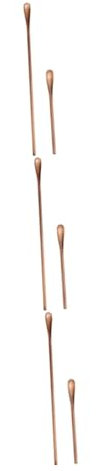 Amosfun 6 Pz Cucchiai per mescolare cucchiaini da tè Miscelatore caffè cucchiaino da caffè cucchiaini da Espresso Cucchiaio cucchiai in Acciaio Inossidabile Golden Riutilizzabile