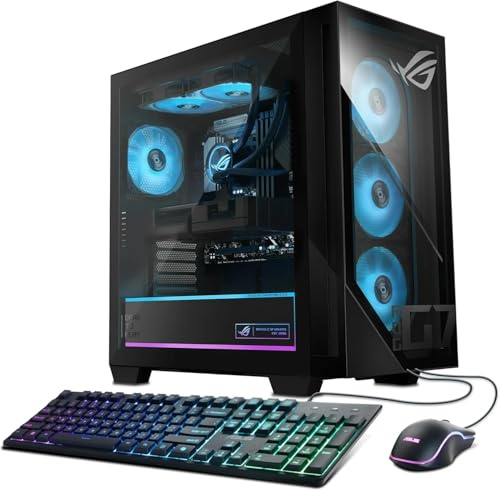 ASUS ROG Strix G700 Desktop 10TB SSD 192GB DDR5 RAM Win 11 Pro NVIDIA GeForce 4060Ti RTX 16GB GDDR6 (Intel 15th gen Core Ultra 9 Processor Turbo Boost to 6.00GHz) Gaming PC Computer G700TF