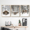 champracer 3er Poster Set Weihnachten, Ohne Rahmen Einfachheit Wandposter, Wanddeko Wohnzimmer & Schlafzimmer Weihnachten, Winter, Schnee, Weihnachtszeit (21x30 cm)