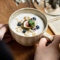 Grande tasse à café XXL en céramique 700 ml avec anse, bol pour petit-déjeuner, céréales, soupe, porridge, salade, tasse en céramique extra large (400 ml, jaune)