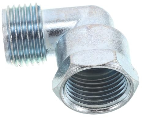 COLLBATH Gas Cooker Joints 4-female Thread Elbow Stove Pipe Connector Universal Cooker Pipe Fittings Gas Hose Connector for Kitchen Appliances