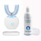 Automatic Ultrasonic Toothbrush, 360 Auto Sonic Brush, Teeth whitening Brush with Timer & Wireless Charging 360° Ultrasonic Electric Toothbrush for Adult (White, 1)