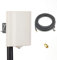 Antena de panel WiFi de 2.4 G 5 GHz de doble banda para exteriores con cable de extensión de 3 m SMA macho y adaptador RP-SMA