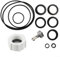Pool Sand Filter Pump Parts Replacement Set for Intex Models 11456 and 25013 with Drain Valve Cover and O Rings