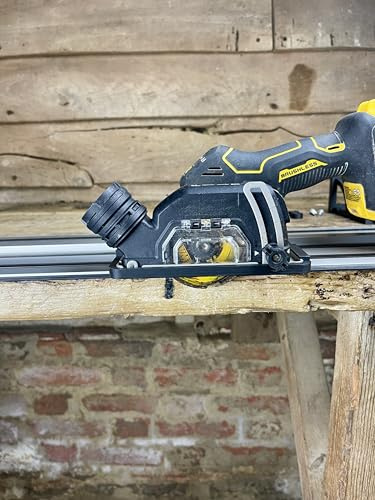 TOOLAX Guide Rail Adapter Base – Cut Perfect 45° & 90° Angles Made for Dewalt Circular Saws DCS438 Compatible with Dewalt Guide Rails