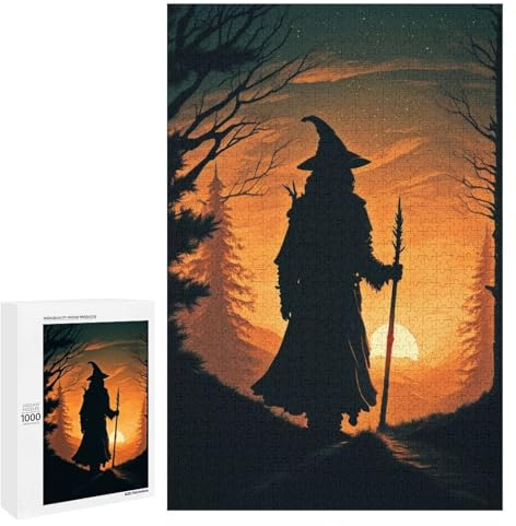 1000 PCS Puzzle Für Erwachsene Mystic Journey Puzzles Für Erwachsene Entspannungsspiele Musterzusammenbau-Angebot Als Geschenk Für Die Ganze Familie 1000 PCS