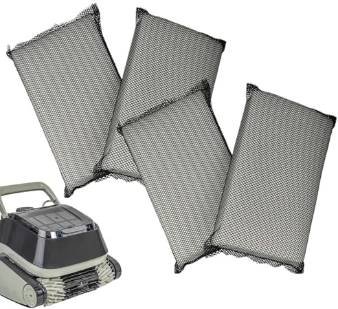 Set of 4 Fine Filters for Power 4.0 Pool Cleaners, Filterpatrone Für Poolstaubsauger, Filtermatte Für Poolroboter Zur Schmutzentfernung, Ersatzfilter Zur Staub Und Schmutzentfernung
