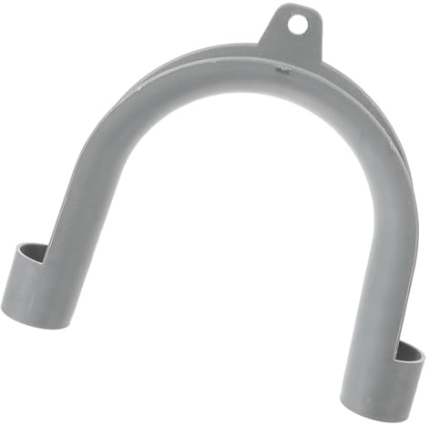 WHAMVOX Washing Machine Drain Hose Holder with Quick Installation and High Reliability U-Shaped Plastic Hook for Washer and Dishwasher Hose Guide