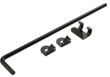 National Hardware N177-188 V835 Cane Bolt in Black, 1/2 x 18