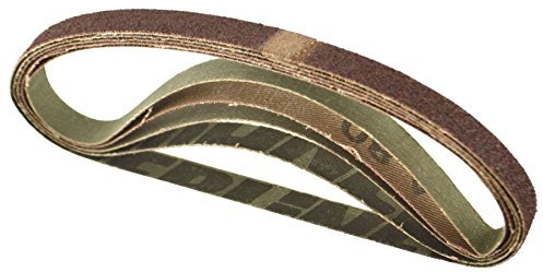 Belt Power Finger File Sander Abrasive Sanding Belts 330mm x 10mm 80 Grit 5 PK